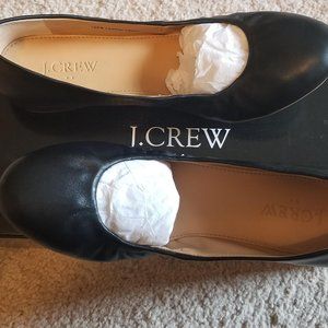 J. Crew Anya Leather Ballet Flats